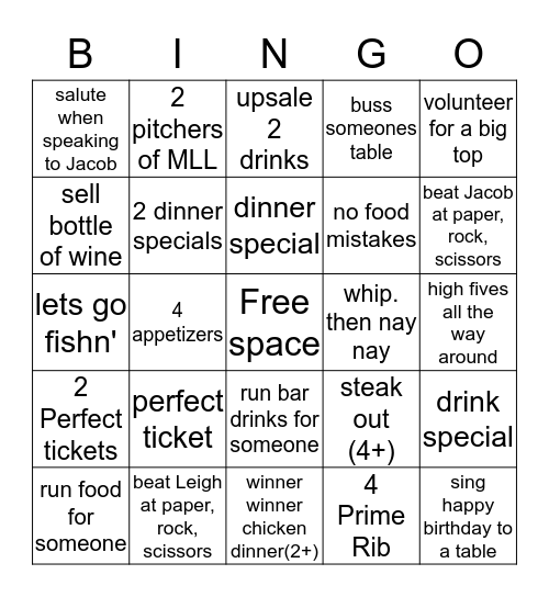 7/10/2015 Bingo Card