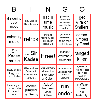 Oculus' Game Bingo (by ember_rat) Bingo Card