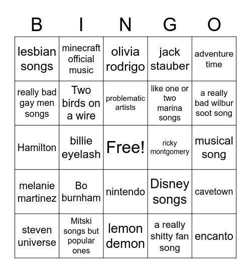 dream smp  dogshit playlist Bingo Card