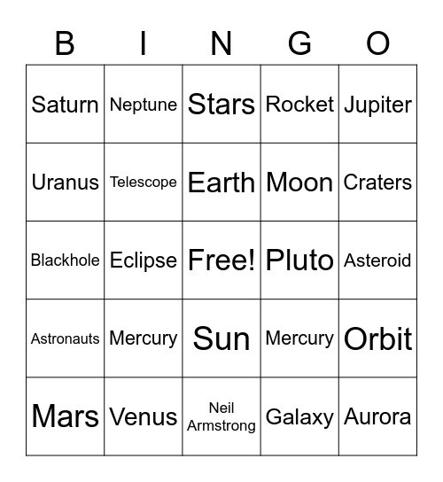 Dinosaurs Bingo Card