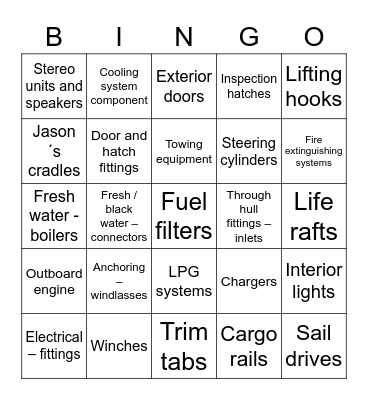 R2 3D hunt Bingo Card