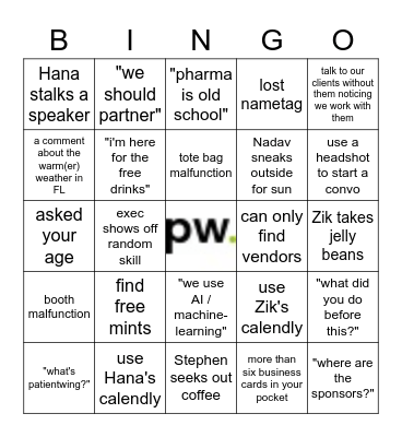 SCOPE 2022 Bingo Card