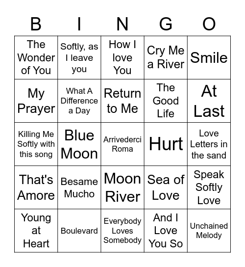 Valentines Bingo 2 Bingo Card