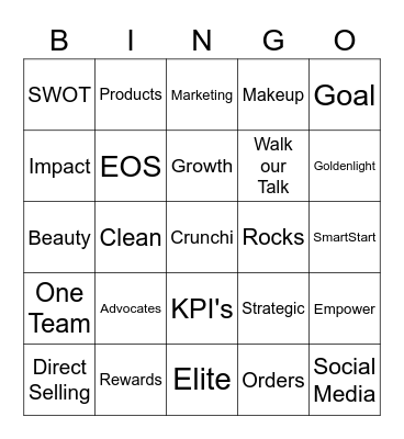 CRUNCHI BINGO Card