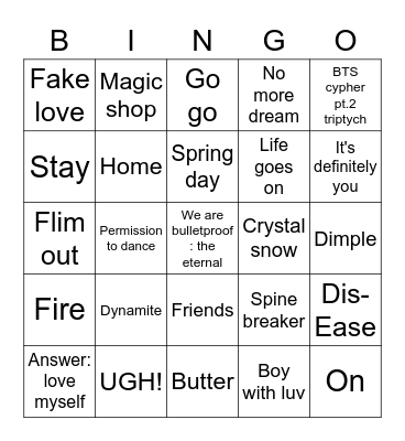 @DivyanshiBisht7 Bingo Card