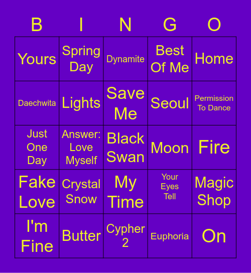 @0417Vans Bingo Card