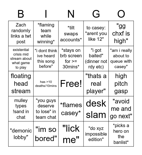 TTV/UraniumOW offical bingo Card