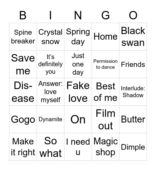 16junee_ Bingo Card