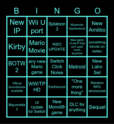 Direct Bingo Card