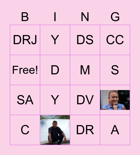 BUCIN Bingo Card