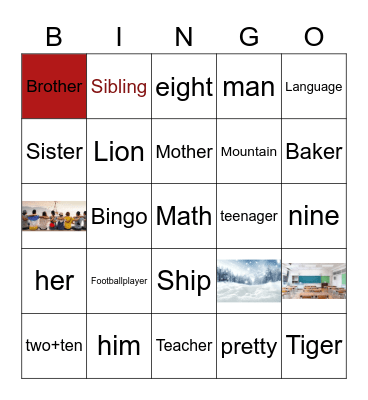 André Bingo Card