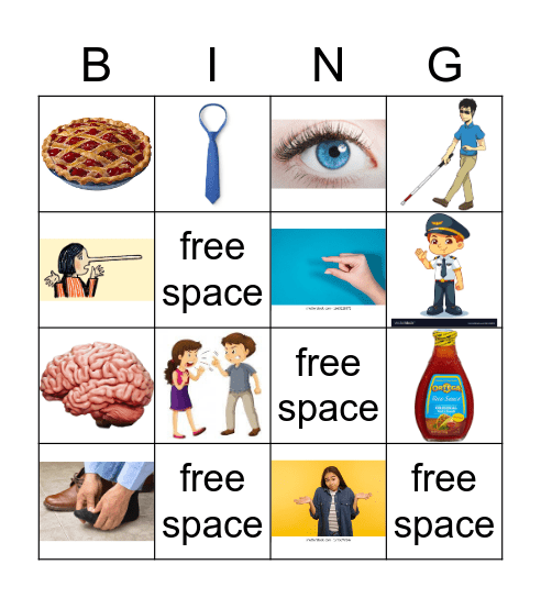 Spelling Words Bingo Card