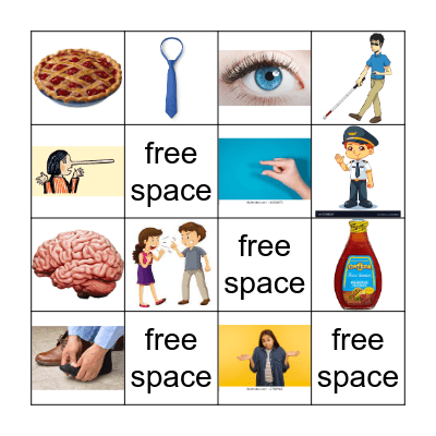Spelling Words Bingo Card