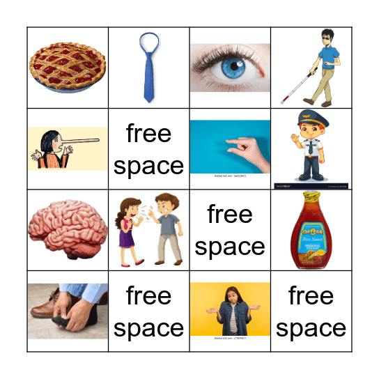 Spelling Words Bingo Card