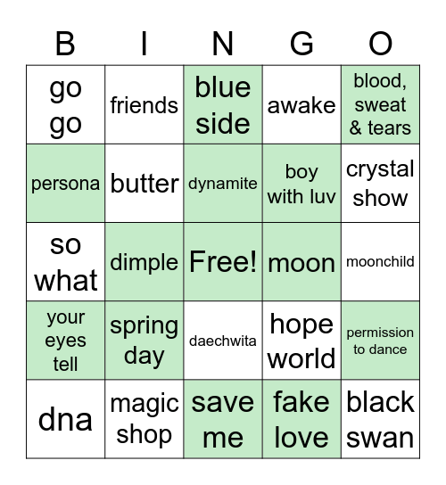 nastjabastja Bingo Card