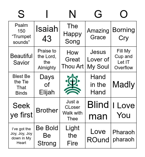 ALC YOUTH SINGO!!!! Bingo Card