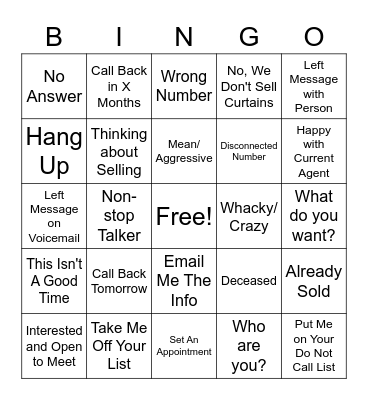 CALL DAY BINGO Card