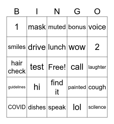 CEO Roadshow bingo card Bingo Card