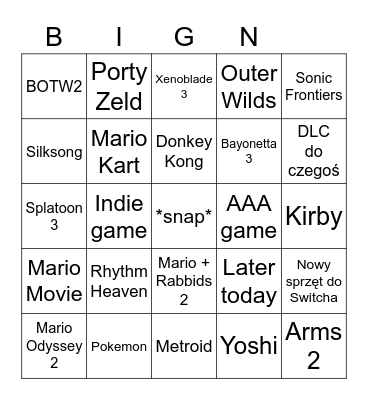 Direct 09.02.2022 Bingo Card