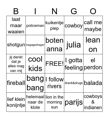 Camping Heshof Bingo! Bingo Card