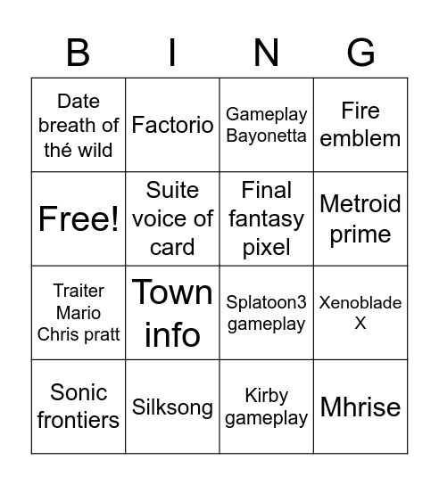 Direct 9/02 Bingo Card