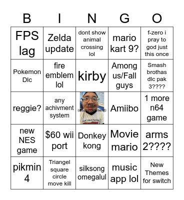 No Bingo Card