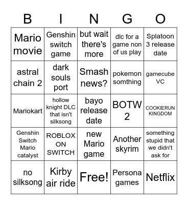 Direct Bingo Card