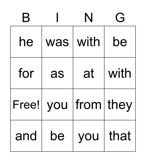 Bingo 2 Bingo Card