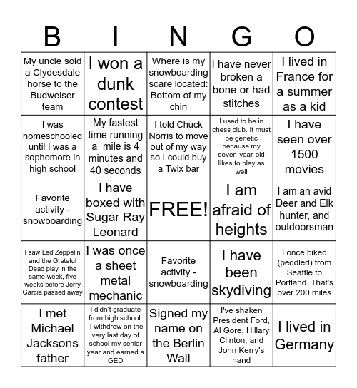 Guess which PayTracer #1 Bingo Card