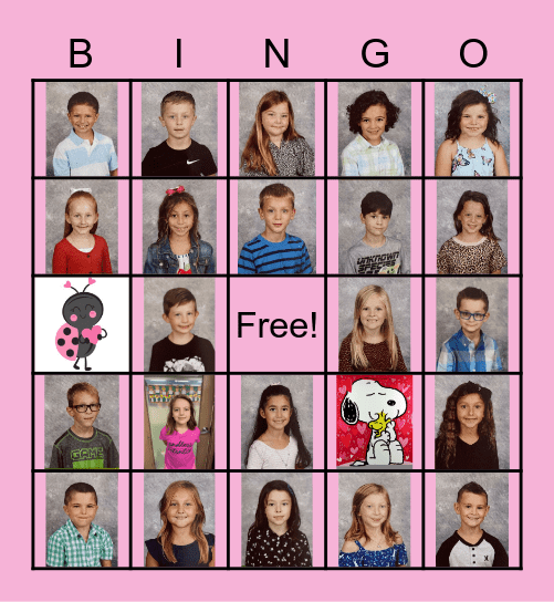 VALENTINE'S DAY BINGO Card