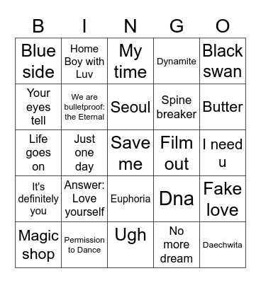 @Sakshibhoir13 Bingo Card