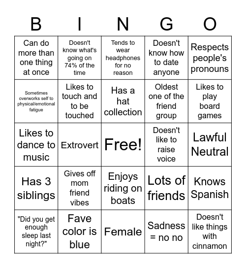 How Much Do You Have In Common With Momo? Bingo Card