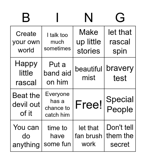 bob-ross-bingo-waterfall-wonder-bingo-card