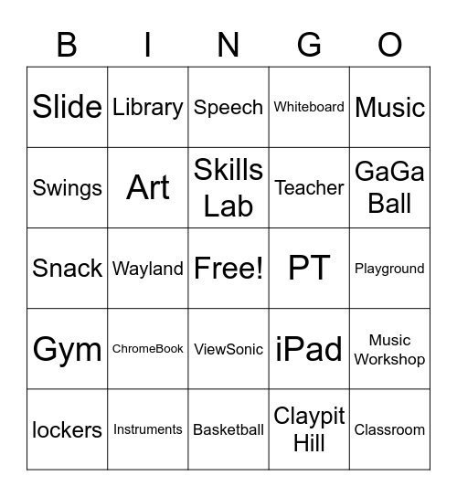 1000th Day Bingo Card