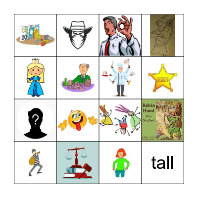 Robin Hood 2 Bingo Card