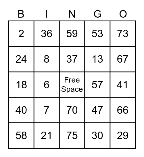SANDOVAL'S WILD NUMBER Bingo Card