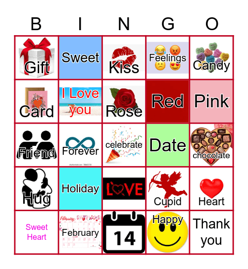ASL Valentine Bingo Card