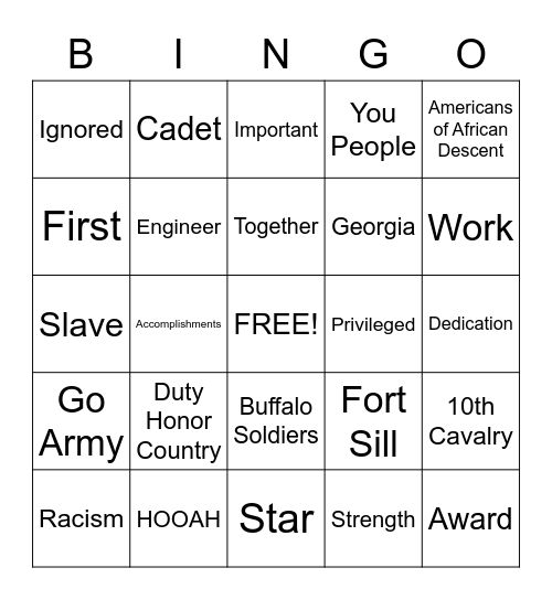 Flipper Dinner Bingo Card