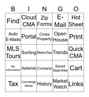 MLS Bingo Card