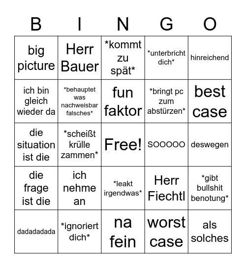 URBI BINGO V2 Bingo Card