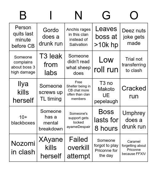 RE: CB Bingo Card