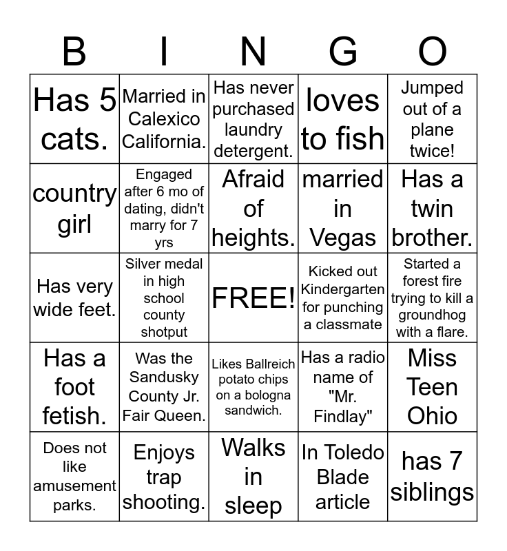 Get To Know Your Coworkers Bingo Card