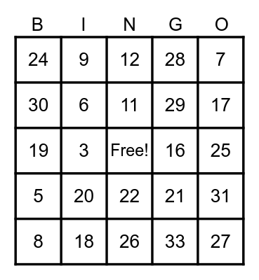 Galentines Day! Bingo Card