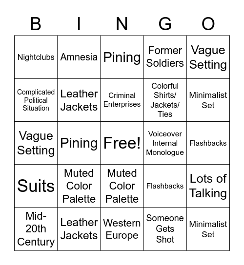 Masatsuka Gonna Masatsuka Bingo Card