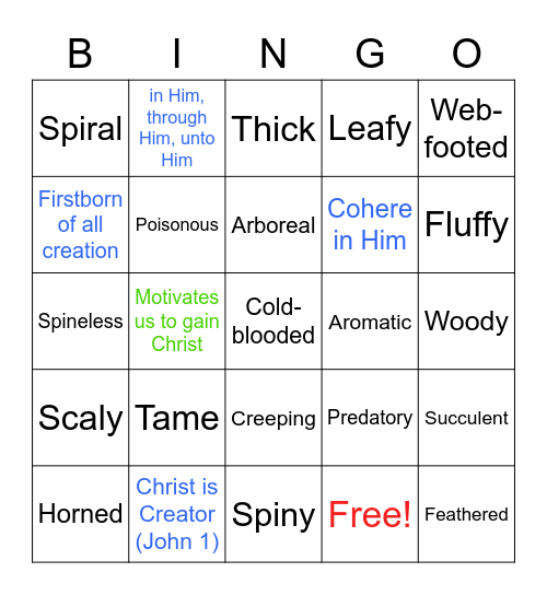 13 Feb 2022 Bingo Card
