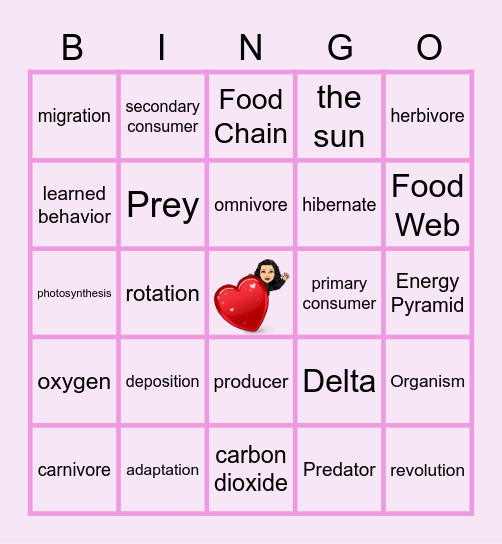 Valentine's Day Bingo Card