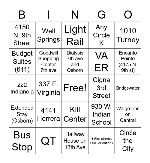 SharkTank Bingo Card