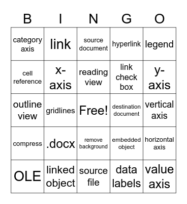 PPT module 6 Bingo Card