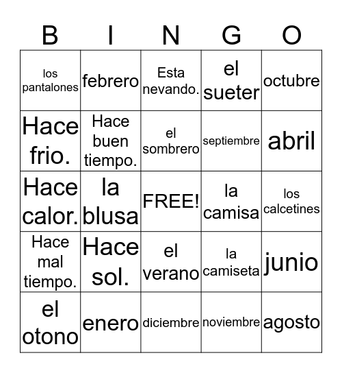 10-12 Review Bingo Card