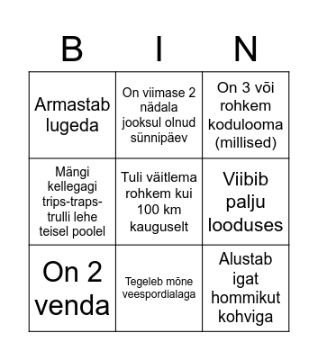 Ice-Breaker Bingo Card